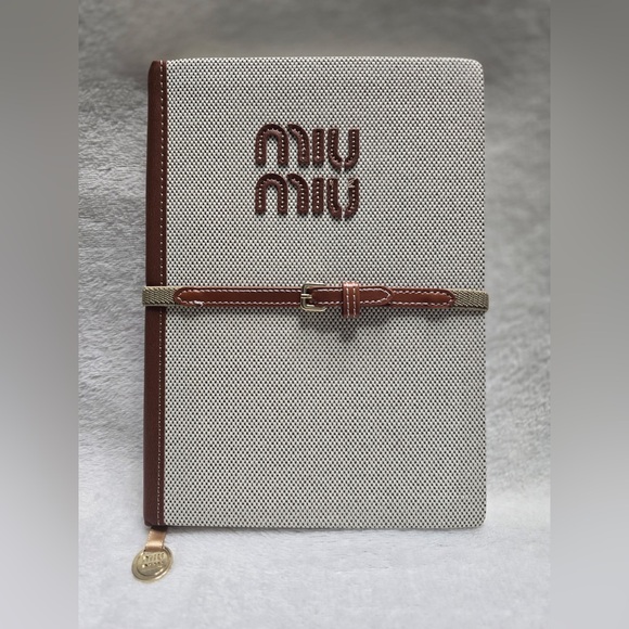 Miu Miu Canvas Notebook